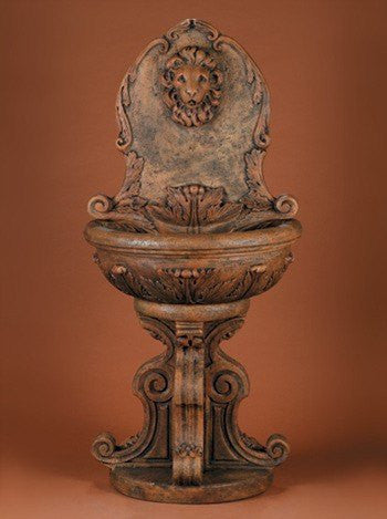 Al's Garden Art Classic Lion Outdoor Wall Fountain