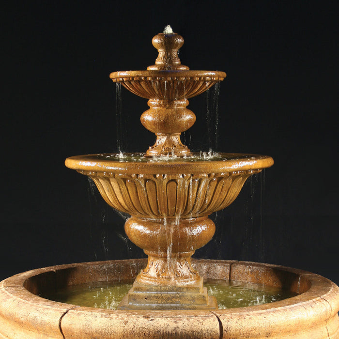 Al's Garden Art Formal Garden Fountain with Fiore Pond