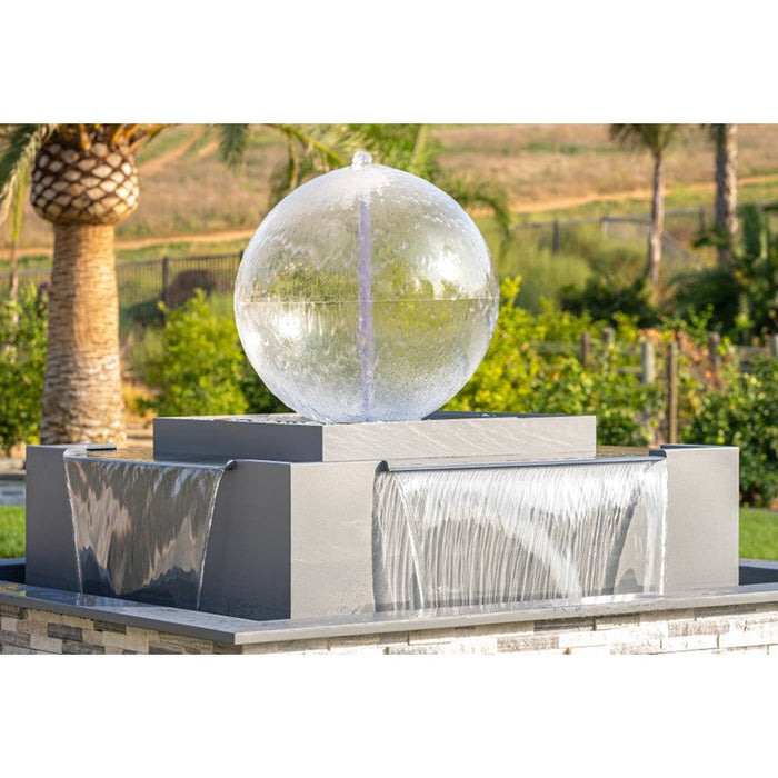 The Outdoor Plus 84" Atlas 4-way Spill Fire & Water Fountain