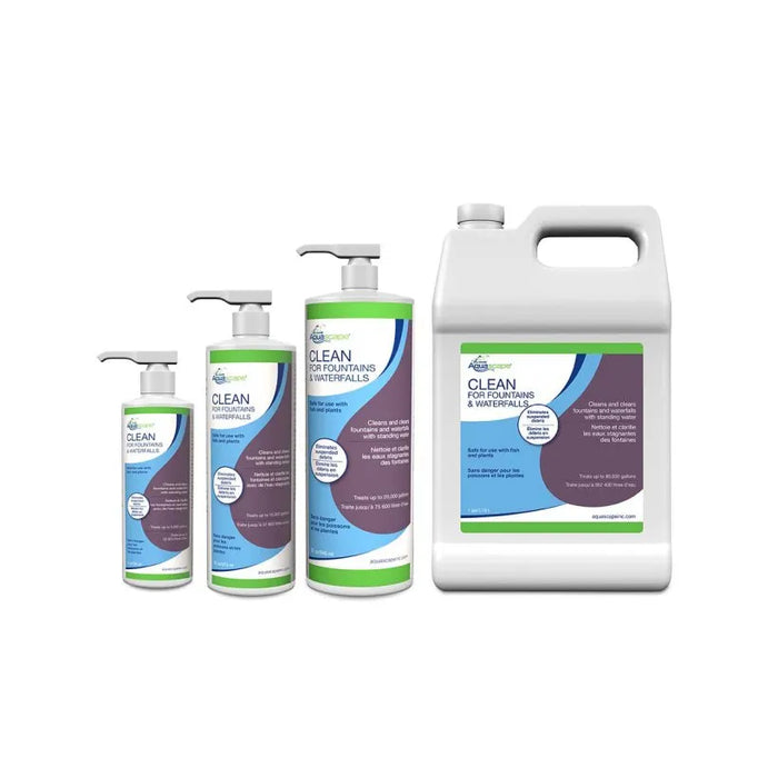 Clean for Fountains and Waterfalls