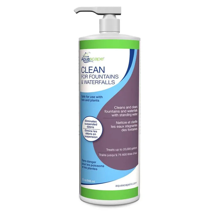 Clean for Fountains and Waterfalls