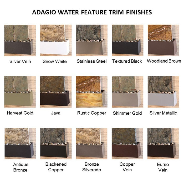 Adagio Majestic River - Indoor Wall Fountain