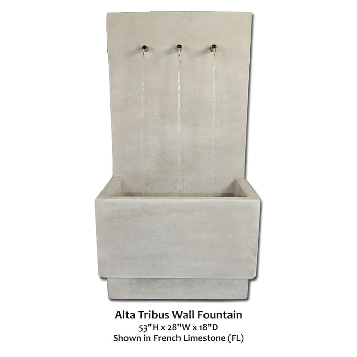 Giannini’s Garden Ornaments Alta Tribus Wall Fountain