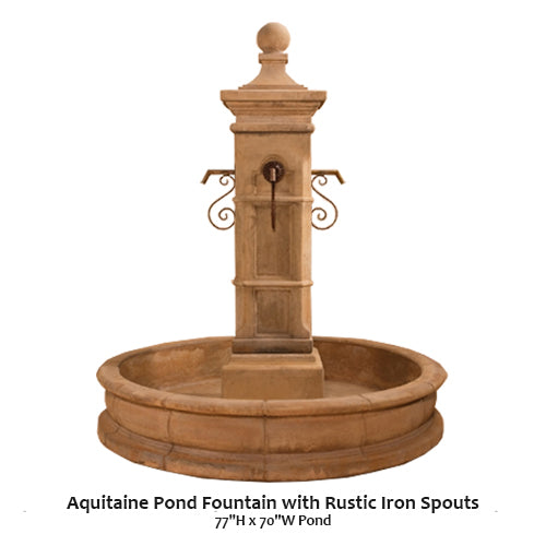 Giannini’s Garden Ornaments  Aquitaine Pond Fountain
