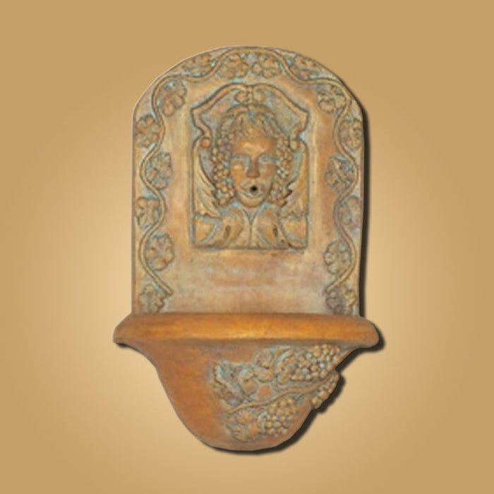 Giannini’s Garden Ornaments Bacco Wall Fountain