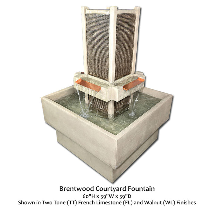 Giannini’s Garden Ornaments Brentwood Courtyard Fountain
