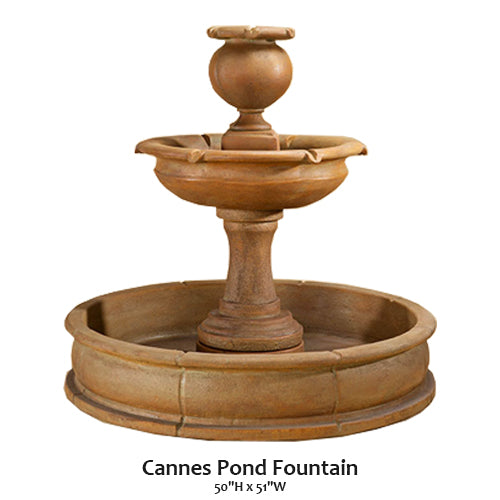 Giannini’s Garden Ornaments Cannes Pond Fountain