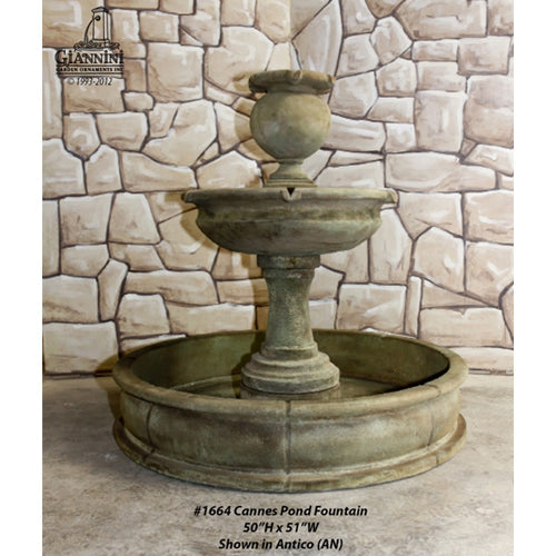 Giannini’s Garden Ornaments Cannes Pond Fountain
