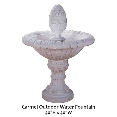 Giannini’s Garden Ornaments Carmel Outdoor Water Fountain