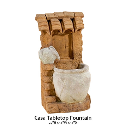 Giannini’s Garden Ornaments Casa Tabletop Fountain
