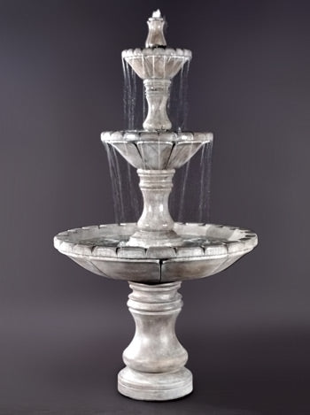 Al's Garden Art Dijon Tiered Outdoor Fountain