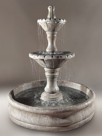 Al's Garden Art Dijon Outdoor Fountain with 55" Basin