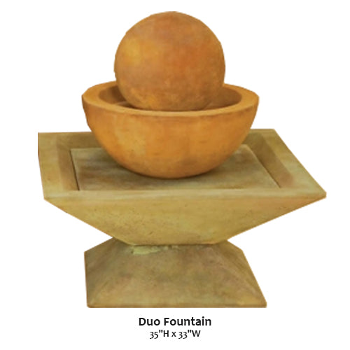 Giannini’s Garden Ornaments  Duo Fountain