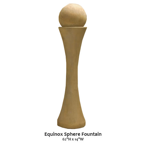 Giannini’s Garden Ornaments  Equinox Sphere Fountain