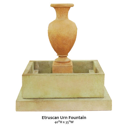Giannini’s Garden Ornaments Etruscan Urn Fountain