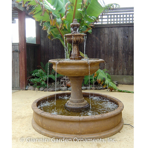 Giannini’s Garden Ornaments Fleur De Lis Pond Fountain