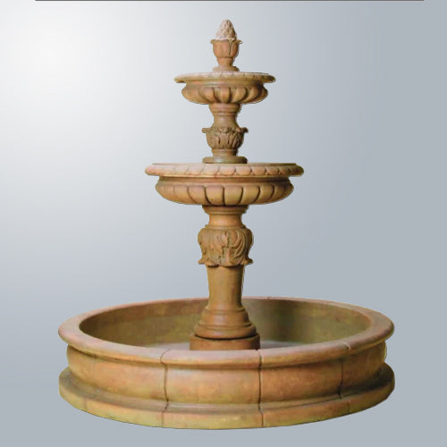 Giannini’s Garden Ornaments  Fonte Acanto Pond Outdoor Water Fountain