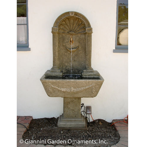 Giannini’s Garden Ornaments  Foritalico Outdoor Water Fountain for Bronze Spout