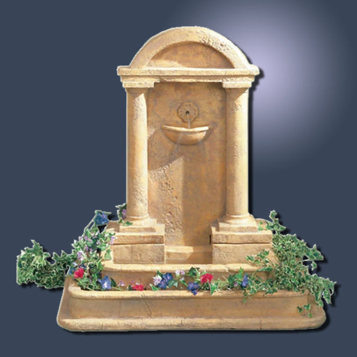 Giannini’s Garden Ornaments  Foro Romano Outdoor Wall Water Fountain