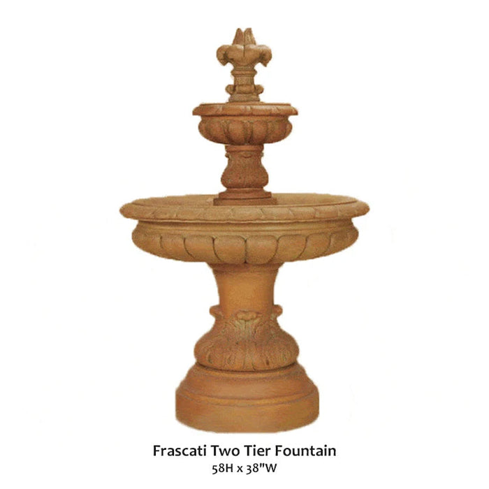 Giannini’s Garden Ornaments  Frascati Two Tier Fountain