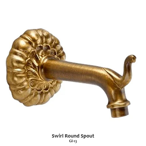 Giannini’s Garden Ornaments Abetone Wall Outdoor Water Fountain for Spout