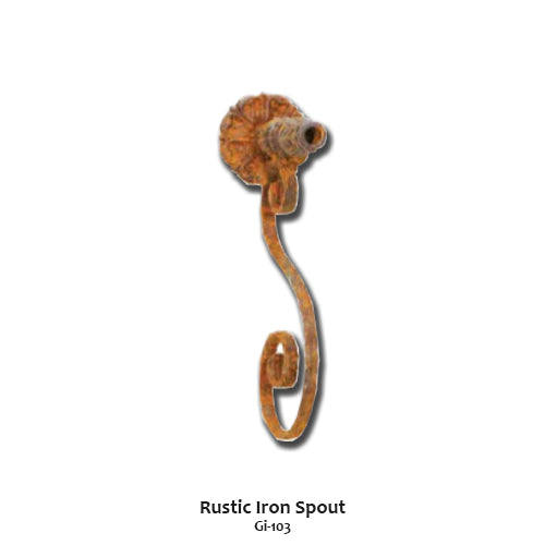 Giannini's Garden Ornaments San Martino Fountain For Rustic Spouts