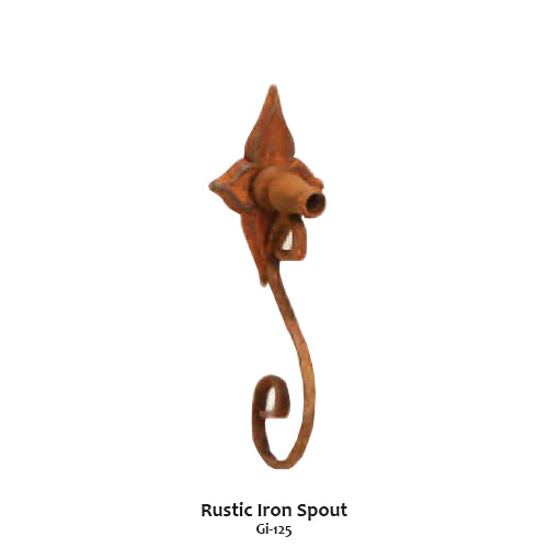 Giannini’s Garden Ornaments Ventoux Fountain with 66" Round Pond For Rustic Iron Spouts