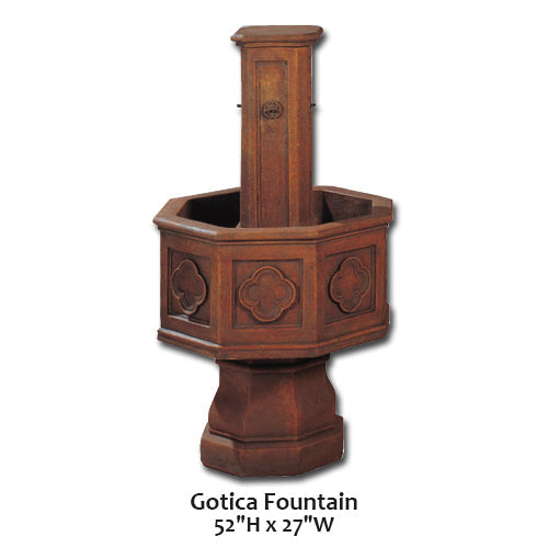 Giannini’s Garden Ornaments Gotica Fountain