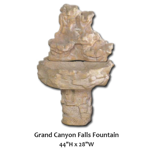 Giannini’s Garden Ornaments Grand Canyon Falls Fountain