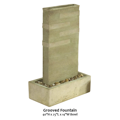 Giannini’s Garden Ornaments Grooved Fountain