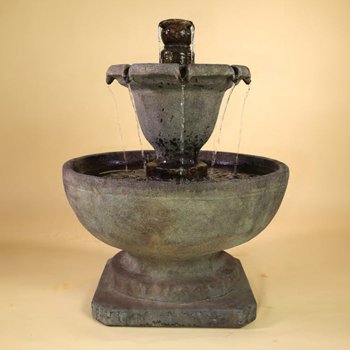 Giannini's Garden Ornaments Hortus Two Tier Fountain