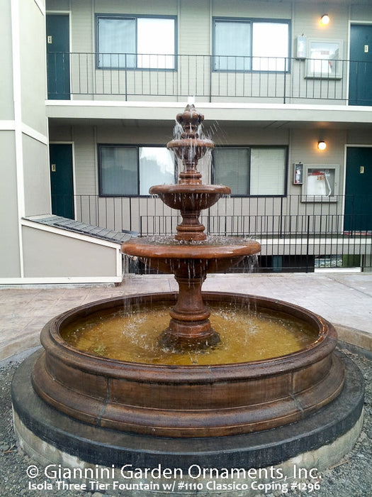 Giannini's Garden Ornaments Isola Three Tier Fountain