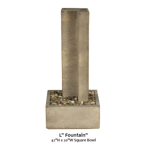 Giannini's Garden Ornaments "L" Fountain
