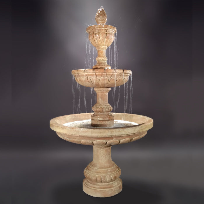 Al's Garden Art Geneva 3-Tier Fountain