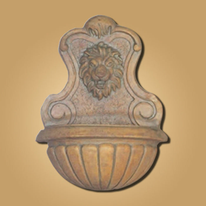 Giannini’s Garden Ornaments Leone Wall Fountain