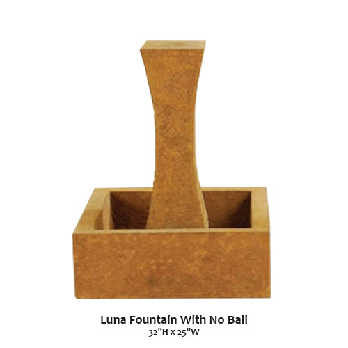 Giannini’s Garden Ornaments Luna Fountain With No Ball