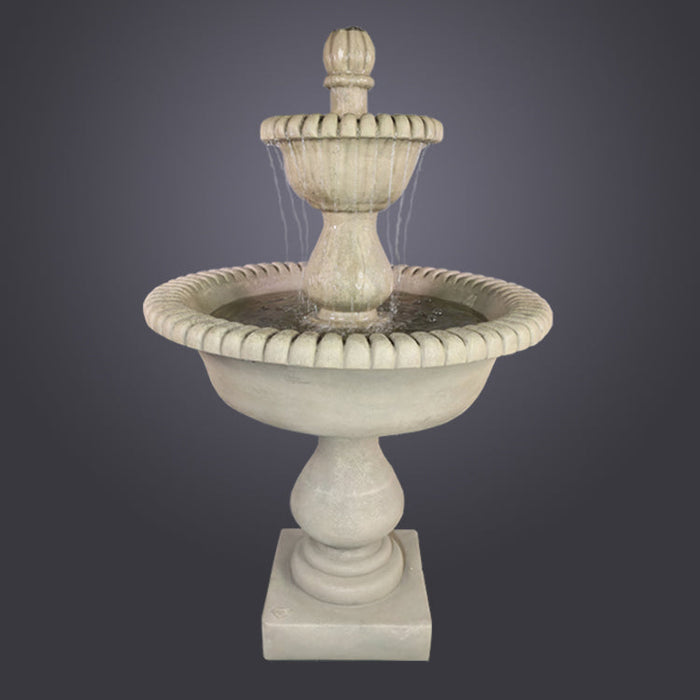 Giannini's Garden Ornaments Malibu Two Tier Fountain