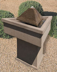 Concrete Maya Fountain