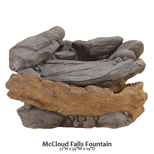 Giannini's Garden Ornaments McCloud Falls Fountain