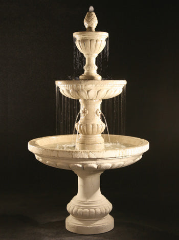 Al's Garden Art Mediterranean Fountain with Plumbed Spacer