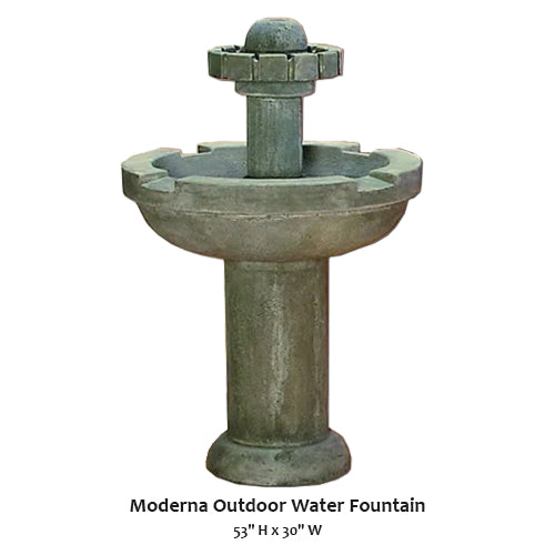 Giannini's Garden Ornaments  Moderna Outdoor Water Fountain