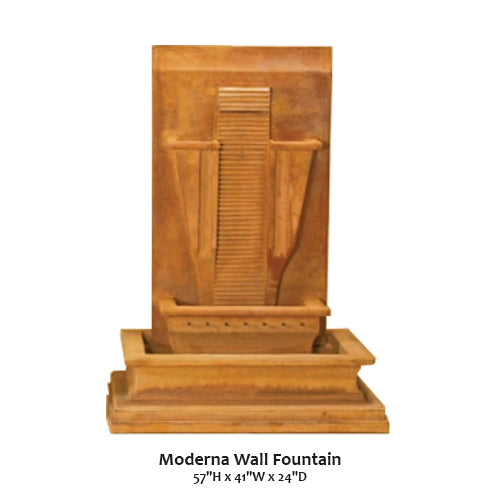 Giannini’s Garden Ornaments Moderna Wall Fountain