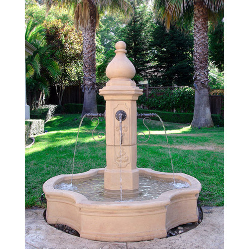Giannini’s Garden Ornaments Monaco Pond Fountain For Spouts