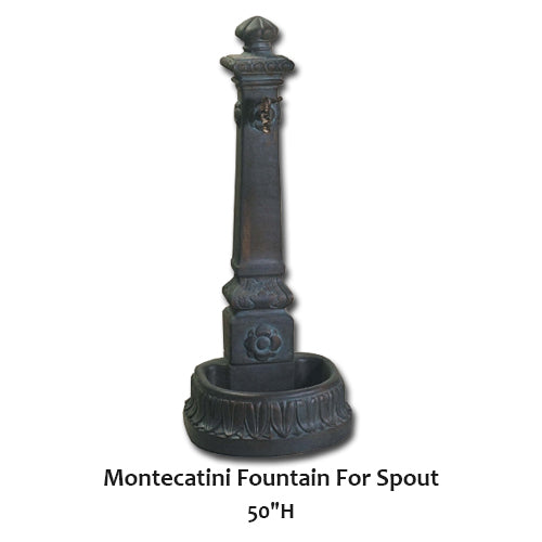Giannini’s Garden Ornaments Montecatini Fountain For Spout