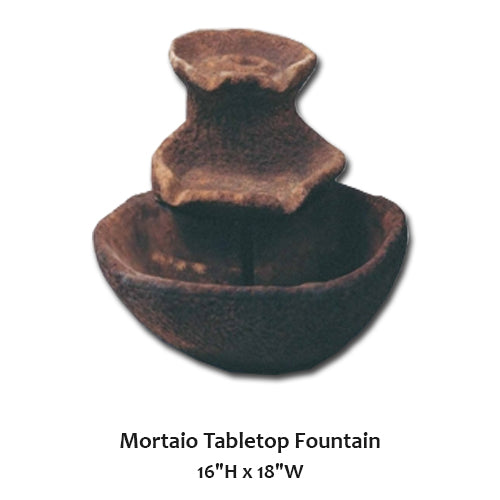 Giannini’s Garden Ornaments Mortaio Tabletop Fountain