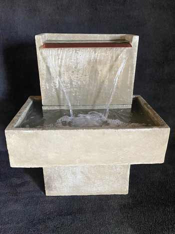 Al's Garden Art Mystic Falls Modern Water Fountain