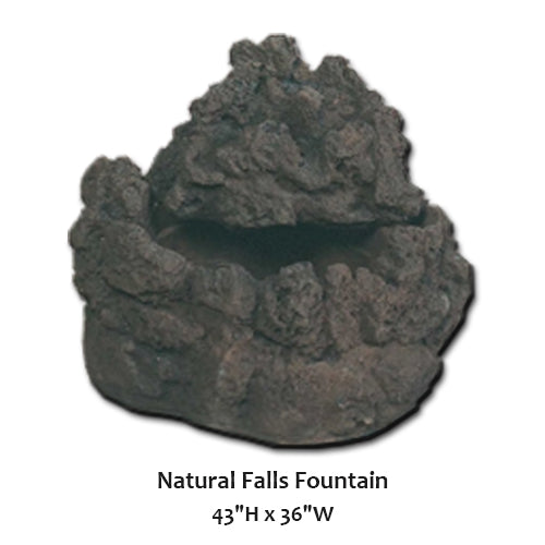 Giannini’s Garden Ornaments  Natural Falls Fountain