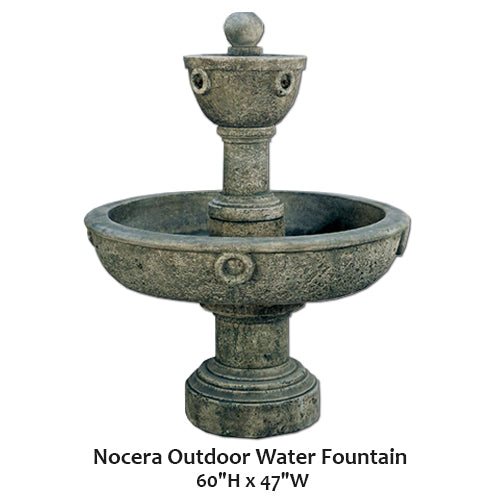 Giannini’s Garden Ornaments  Nocera Outdoor Water Fountain