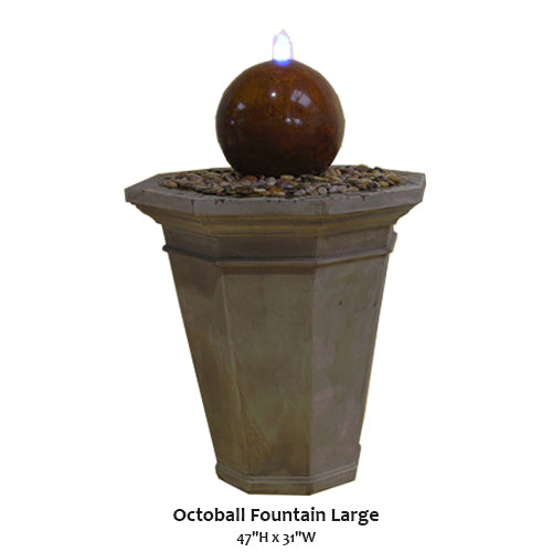 Giannini’s Garden Ornaments Octoball Fountain Large