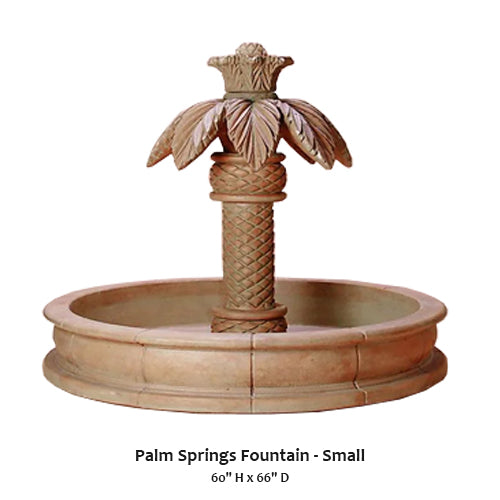 Giannini’s Garden Ornaments Palm Springs Fountain - Small